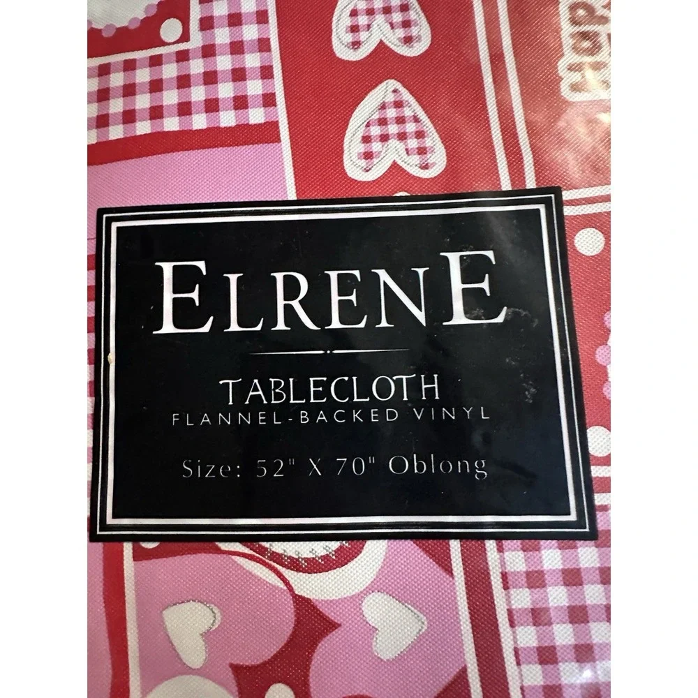 Lot Of Three Tablecloths Apples Paper‎ Vinyl Valentines Day Plastic Polka Dots